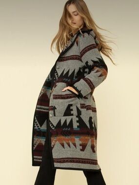 Cripple Creek Aztec print coat